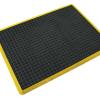 Air Grid Anti Fatigue Mat Black With Yellow Safety Edge