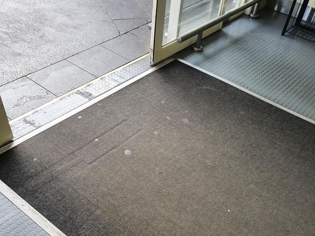 Cleaning Chewing Gum From Entry Mat
