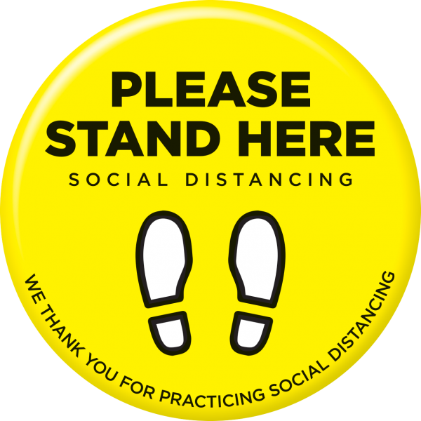 Social Distancing Decals And Stickers Mattek