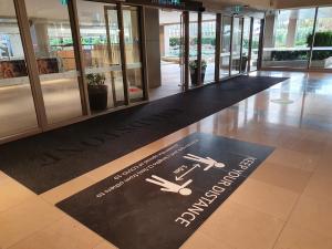 Entrance to Zara at Chadstone Shopping Centre featuring a tough scrape logo mat.